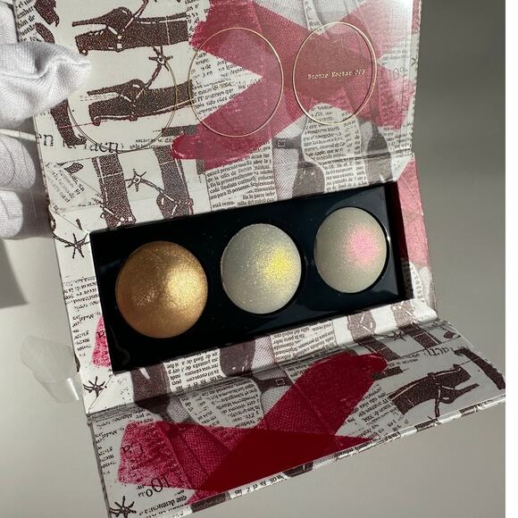 Pat McGrath Sublime Skin Highlighting Trio Palette 3x Highlighters Pink Gold + - Picture 2 of 16